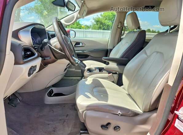 2C4RC1BG2HR542409 2017 CHRYSLER PACIFICA Burgundy Widok wnętrza z przodu