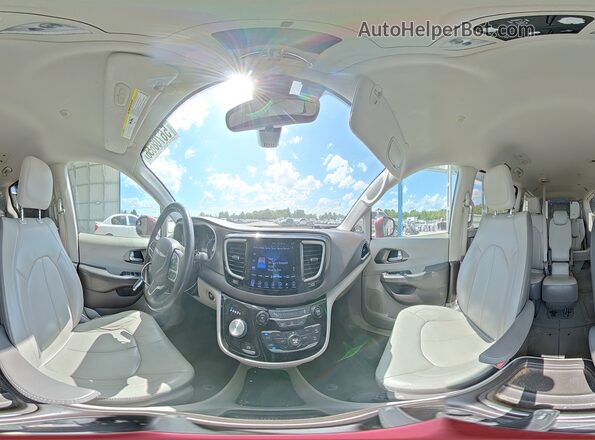 2C4RC1BG2HR542409 2017 CHRYSLER PACIFICA Burgundy Widok wnętrza 360 stopni