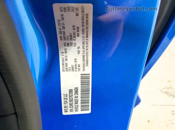2C4RC1BG2TR270906 2026 CHRYSLER PACIFICA Blue 