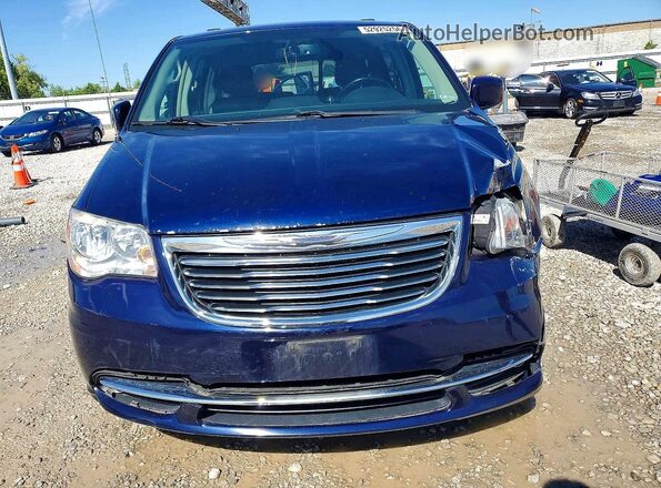 2C4RC1BG3GR110748 2016 CHRYSLER TOWN Blue Դիմացի տեսք