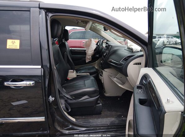 2C4RC1BG3GR260911 2016 CHRYSLER TOWN & COUNTRY Black Вид салону спереду
