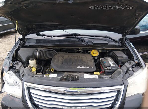 2C4RC1BG3GR260911 2016 CHRYSLER TOWN & COUNTRY Black Вид ззаду