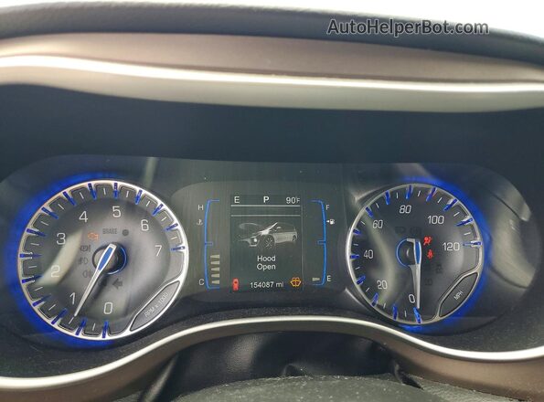 2C4RC1BG3HR535453 2017 CHRYSLER PACIFICA Gold Вид щитка приладів