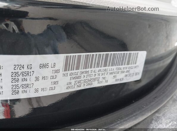 2C4RC1BG3HR598732 2017 CHRYSLER PACIFICA Black Engine compartment view