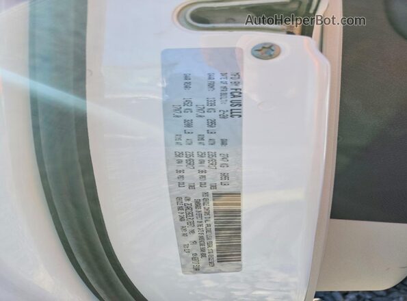 2C4RC1BG3LR176971 2020 CHRYSLER PACIFICA White VIN კოდის სტიკერის ხედი