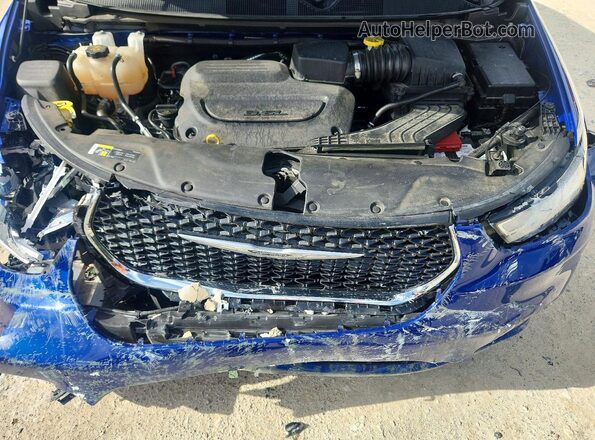 2C4RC1BG3MR589815 2021 CHRYSLER PACIFICA Blue ძრავის განყოფილების ხედი