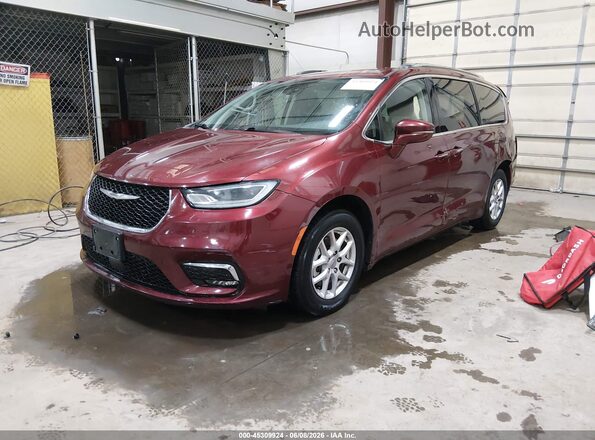 2C4RC1BG3MR598482 2021 CHRYSLER PACIFICA Red Przód lewy