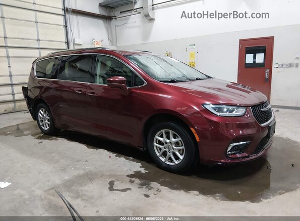 2C4RC1BG3MR598482 2021 CHRYSLER PACIFICA Red Widok wnętrza 360 stopni