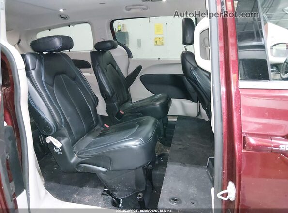 2C4RC1BG3MR598482 2021 CHRYSLER PACIFICA Red Widok naklejki z numerem VIN
