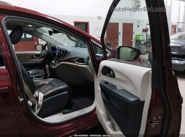2C4RC1BG3MR598482 2021 CHRYSLER PACIFICA Red Widok wnętrza z przodu