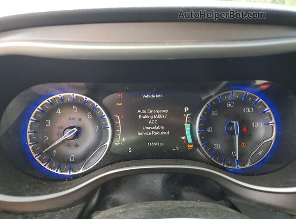 2C4RC1BG3NR112917 2022 CHRYSLER PACIFICA Gray ხელსაწყოთა პანელის ხედი