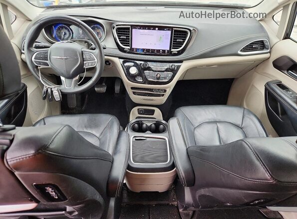 2C4RC1BG3NR145979 2022 CHRYSLER PACIFICA Black წინა პანელის ხედი
