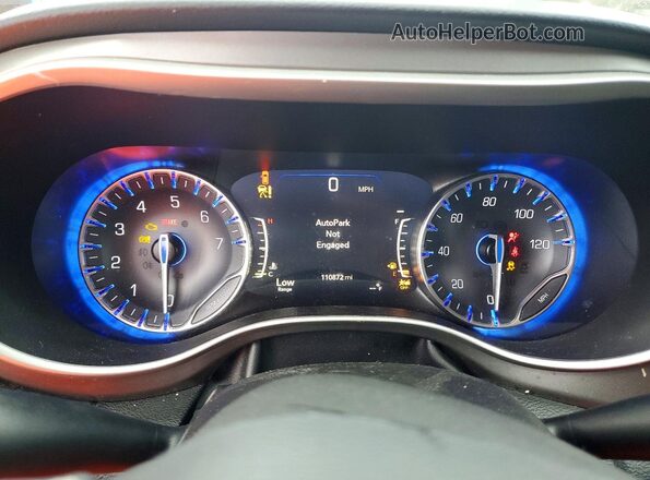 2C4RC1BG3NR215075 2022 CHRYSLER PACIFICA White ხელსაწყოთა პანელის ხედი