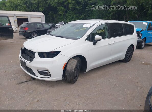 2C4RC1BG3PR536519 2023 CHRYSLER PACIFICA White წინა მარცხენა ხედი სამი მეოთხედიდან