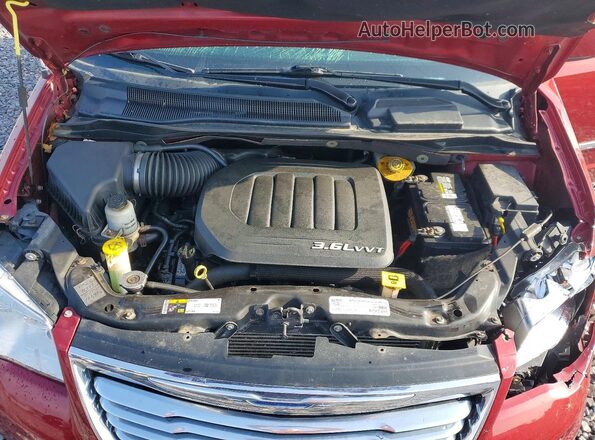 2C4RC1BG4GR110807 2016 CHRYSLER TOWN Maroon Շարժիչի բաժամունքի տեսք