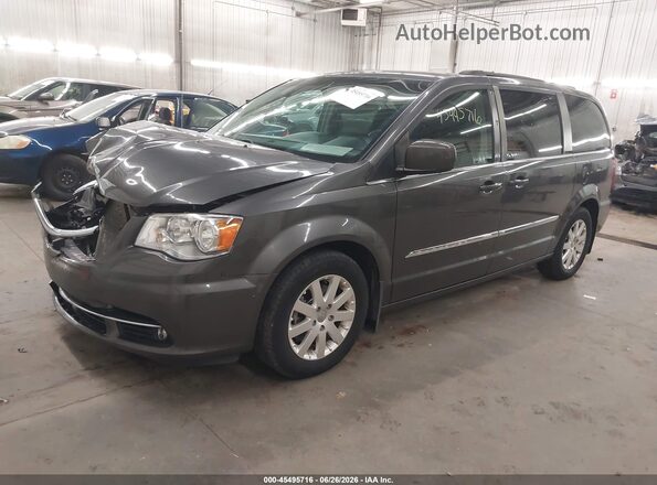 2C4RC1BG4GR288510 2016 CHRYSLER TOWN & COUNTRY Gray Vista tres cuartos delantera izquierda