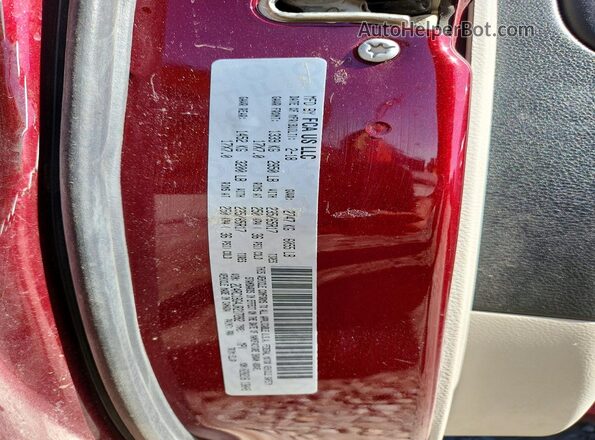 2C4RC1BG4JR217282 2018 CHRYSLER PACIFICA Maroon 