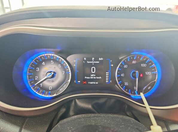 2C4RC1BG4LR130548 2020 CHRYSLER PACIFICA White ხელსაწყოთა პანელის ხედი