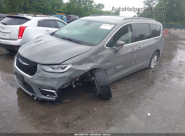 2C4RC1BG4NR190980 2022 CHRYSLER PACIFICA Gray Առջևի ձախ երեք քառորդ տեսարան