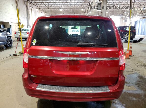 2C4RC1BG5GR245908 2016 CHRYSLER TOWN Red Widok z tyłu