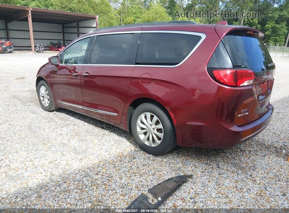 2C4RC1BG5HR544039 2017 CHRYSLER PACIFICA Burgundy Trasero izquierdo