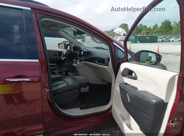 2C4RC1BG5HR544039 2017 CHRYSLER PACIFICA Burgundy Vista interior delantera