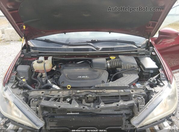2C4RC1BG5HR544039 2017 CHRYSLER PACIFICA Burgundy Vista trasera