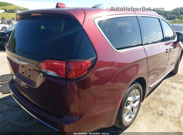 2C4RC1BG5JR310473 2018 CHRYSLER PACIFICA Maroon Задня права чверть