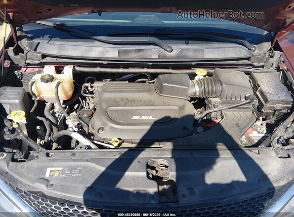 2C4RC1BG5JR310473 2018 CHRYSLER PACIFICA Maroon Вид ззаду