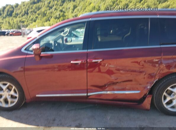 2C4RC1BG5JR310473 2018 CHRYSLER PACIFICA Maroon Панорамний вид салону 360°