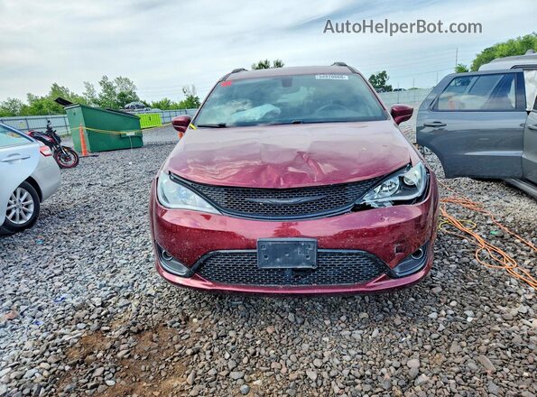 2C4RC1BG5JR320954 2018 CHRYSLER PACIFICA Burgundy Вид спереду