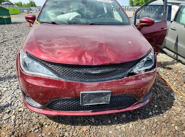 2C4RC1BG5JR320954 2018 CHRYSLER PACIFICA Burgundy Вид підкапотного простору