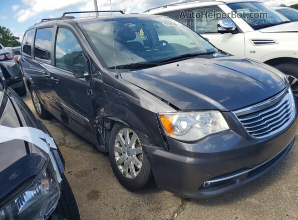 2C4RC1BG6GR301337 2016 CHRYSLER TOWN Gray Przód prawy