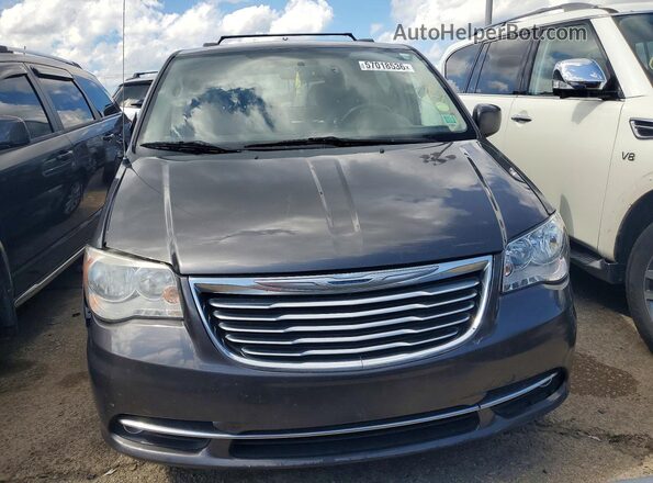 2C4RC1BG6GR301337 2016 CHRYSLER TOWN Gray Widok z przodu