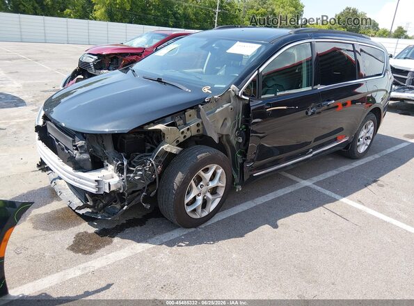2C4RC1BG6HR541845 2017 CHRYSLER PACIFICA Black წინა მარცხენა ხედი სამი მეოთხედიდან
