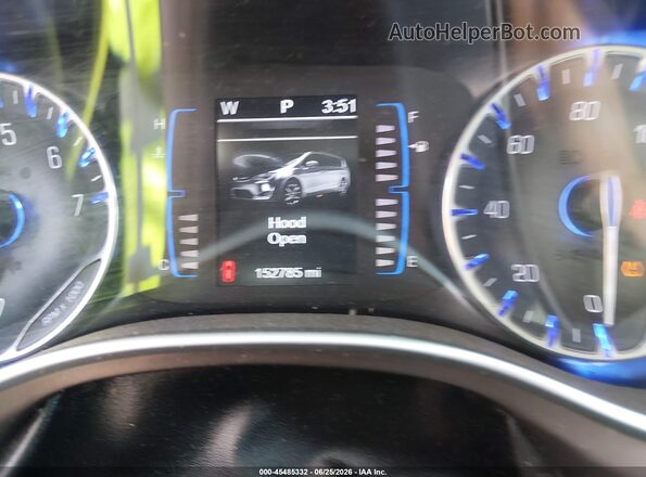 2C4RC1BG6HR541845 2017 CHRYSLER PACIFICA Black უკანა სავარძლების ხედი