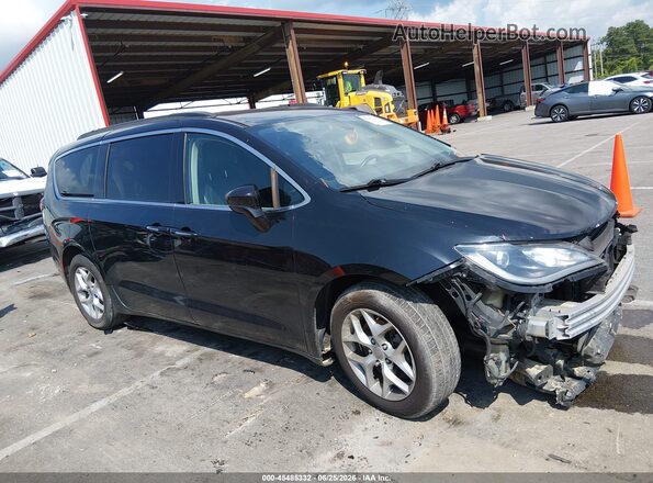 2C4RC1BG6HR541845 2017 CHRYSLER PACIFICA Black უკანა სალონის ხედი