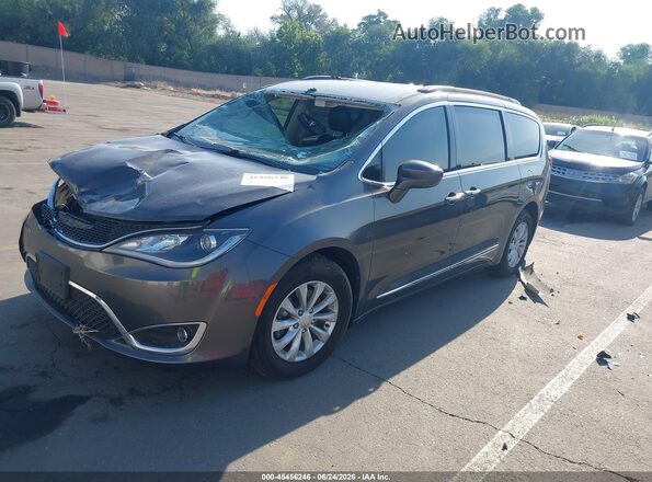 2C4RC1BG6HR551338 2017 CHRYSLER PACIFICA Blue წინა მარცხენა ხედი სამი მეოთხედიდან