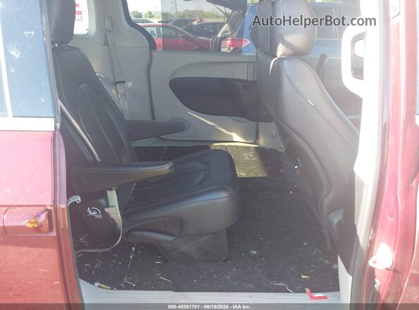2C4RC1BG6JR174712 2018 CHRYSLER PACIFICA Burgundy Vista de la etiqueta del VIN
