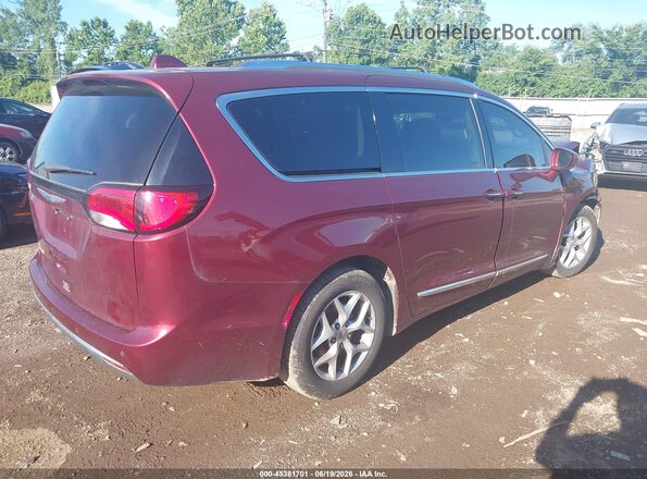 2C4RC1BG6JR174712 2018 CHRYSLER PACIFICA Burgundy Trasero derecho