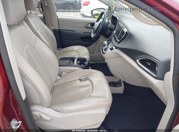 2C4RC1BG6LR110897 2020 CHRYSLER PACIFICA Maroon Вид салону спереду