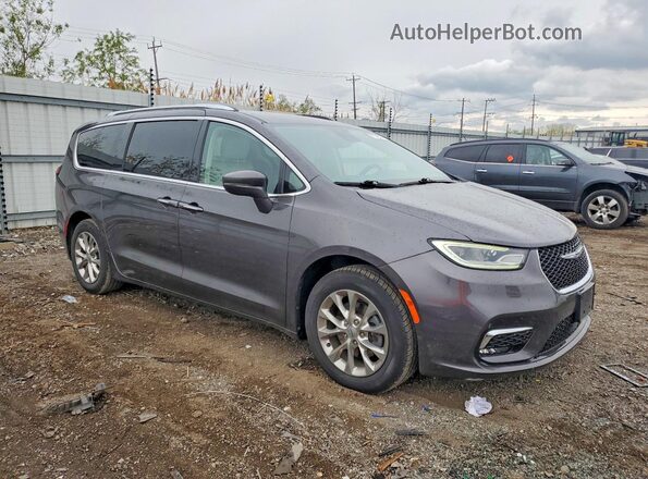 2C4RC1BG6MR576170 2021 CHRYSLER PACIFICA Серый Передняя правая четверть