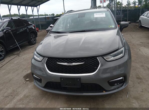 2C4RC1BG6PR502333 2023 CHRYSLER PACIFICA Gray Вид задньої частини салону