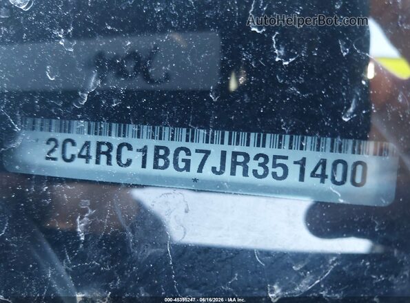 2C4RC1BG7JR351400 2018 CHRYSLER PACIFICA Black 