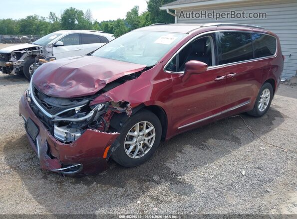 2C4RC1BG7LR115607 2020 CHRYSLER PACIFICA Burgundy Vista tres cuartos delantera izquierda