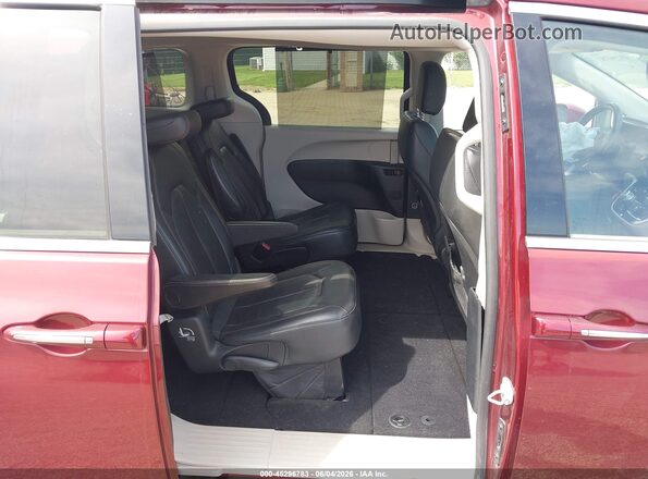 2C4RC1BG7LR115607 2020 CHRYSLER PACIFICA Burgundy Vista de la etiqueta del VIN