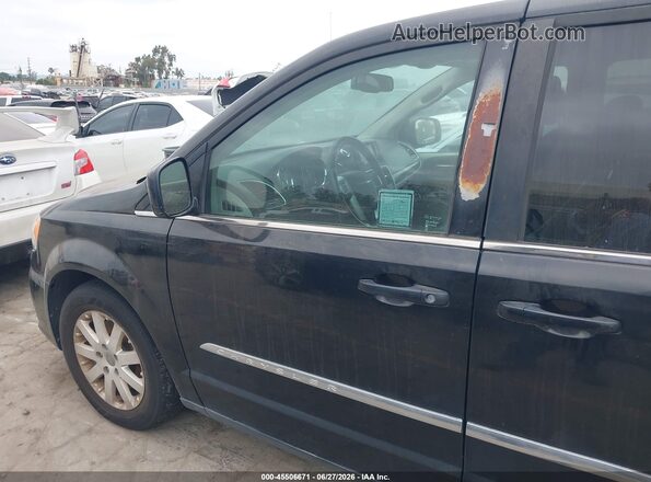 2C4RC1BG8GR165194 2016 CHRYSLER TOWN & COUNTRY Black Вид спереду