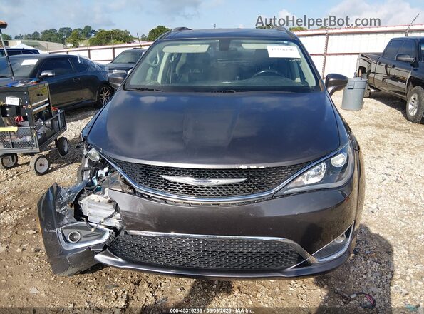 2C4RC1BG8JR217222 2018 CHRYSLER PACIFICA Gray Սարքավորումների վահանակի տեսք