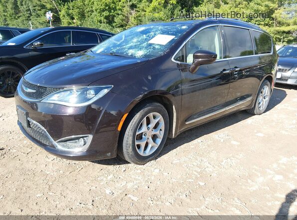 2C4RC1BG8JR235140 2018 CHRYSLER PACIFICA Purple Առջևի ձախ երեք քառորդ տեսարան
