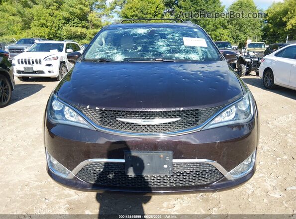 2C4RC1BG8JR235140 2018 CHRYSLER PACIFICA Purple Սարքավորումների վահանակի տեսք